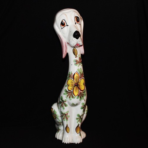 Grand chien céramique - grand, en