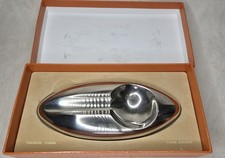 Saint Hilaire silver metal cigar holder, vintage ashtray in his box