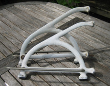 Paire Ancien Support en Fonte