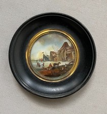 Peinture miniature, fixé sous