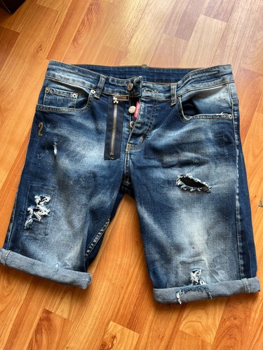 Dsquared2 denim bermuda shorts - dsquared2,