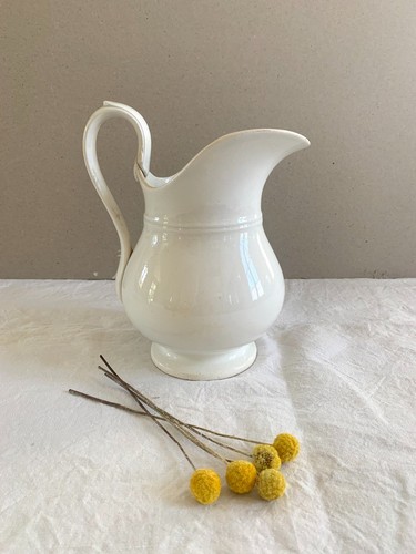 Antique french 19th gien white - 19th,