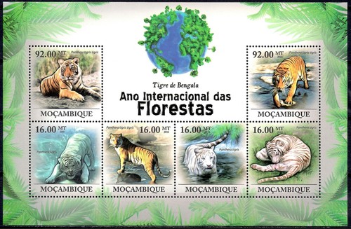 Mozambique 2011 bengale tigres - 2011,