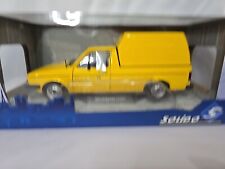 VW CADDY Mk.1 1982 GERMAN POST JAUNE 1:18 Solide véhicules utilitaires moulés...