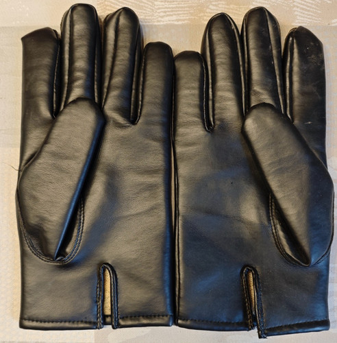 Gants noirs synthétique