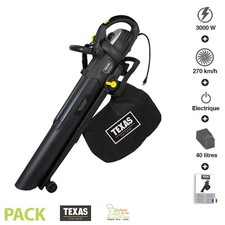 Souffleur aspirateur broyeur de feuilles électrique 3000W 840m3/h couteau alumin