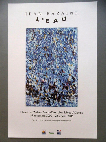 Bazaine jean affiche - bazaine, originale