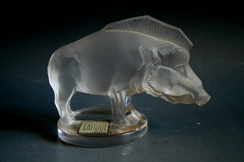 Mascotte voiture verre - mascotte,