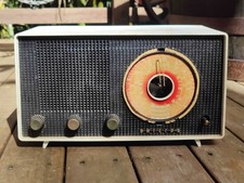 Vintage Philips Radio Model 172 Paper Clip Radio 1958 Tested Working