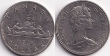 1 Dollar 1972 Canada Elizabeth