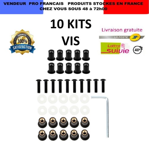 Kit fixation bulle moto - kit,