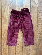 Pantalons En Velours De Soie