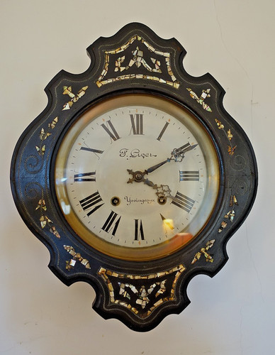 Horloge pendule oeil boeuf - horloge,