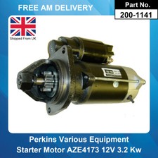 Starter Motor For JCB 2CX Backhoe Loader 2873K624 2873K625 2873K634