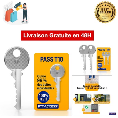 Clé ptt t10 passe partout - ptt,
