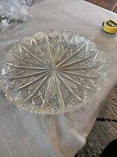 Large Glass Presentation Plate Size 