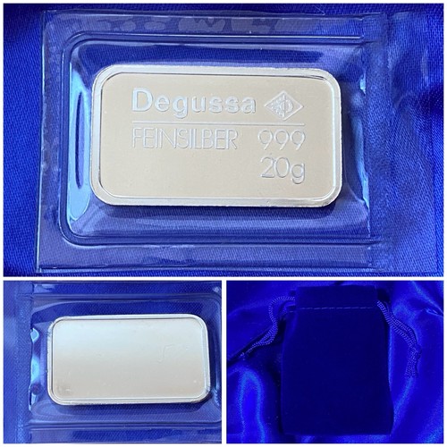 Lingot argent pur degussa - lingot,