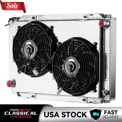 3row radiator shroud fan fit - radiator,