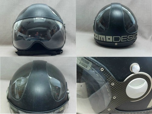 Casque momo design carbone - casque,