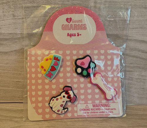 Dog shoe charms for - shoe, pvc