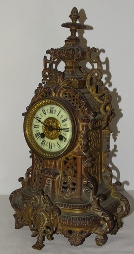 Horloge ancienne bronze - horloge,