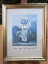 Lithographie "Cries of London : Strawberrys Scarlet Strawberrys"