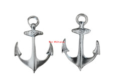 Silver Navy Anchor - Height: 40mm Base Width: 25mm ?4a.