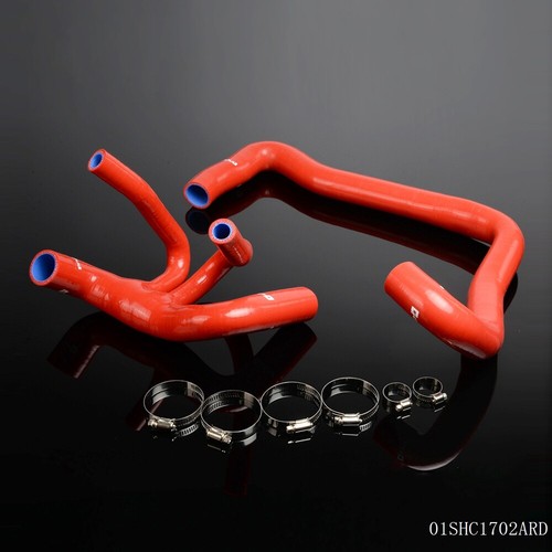 Red silicone radiator hose - red, fit