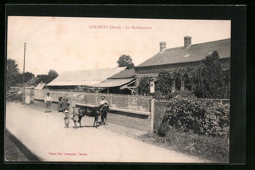Cpa coudray maréchalerie - cpa,