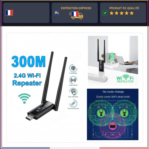 Répéteur wifi usb - répéteur, 2.4g
