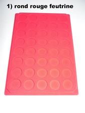 LOT DE 3 PLAQUES FEUTRINE POUR