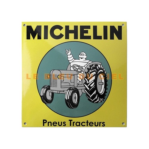 Plaque émaillée michelin - plaque,