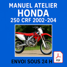 Manuel Atelier Honda 250 CRF