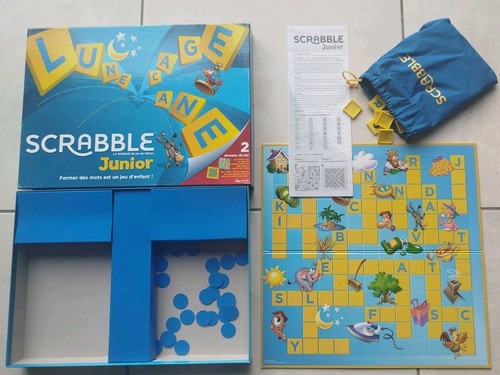 Jeu société de lettres - de, et