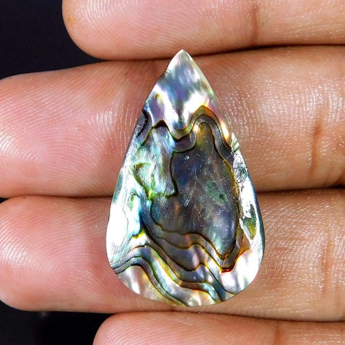 Cabochon poire paua - cabochon, de