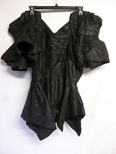 Boubou tunique doublé noir gansé tissus à effet gouttes d'eau Vêtement africain