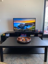 3 Piece Living Room Set: Ikea Media Center, Table, 48" J5200F Flat Samsung HDTV