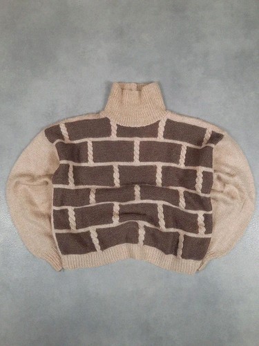Pull maille torsadé vintage - torsadé,
