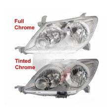 FRONT CHROME HEAD LIGHT LAMP