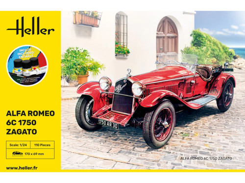 Heller alfa romeo 6c 1750cc - -,