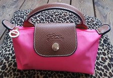 sac Longchamp mini xs rose