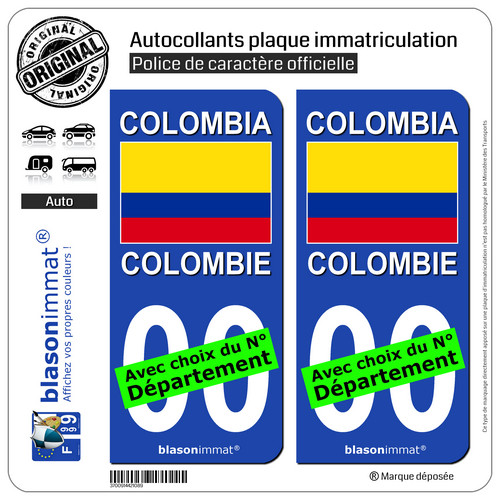 Stickers autocollant plaque - 2,