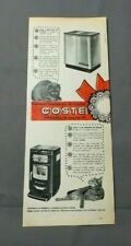 PUB PUBLICITE ANCIENNE ADVERT CLIPPING 140519 / POELE A MAZOUT COSTE CHAMPION