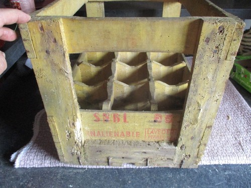 Ancienne caisse bois à - caisse,