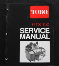 1990's TORO WHEEL HORSE GTS 150 Gazon Tondeuse Tracteur Engin Service Réparation