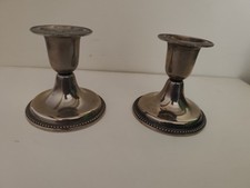 Paire de bougeoir en métal