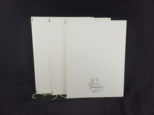 Lot x3 porte menus carte