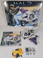 HALO Mega Bloks Set 96805 - UNSC ROCKET WARTHOG 100% Complete Minifigures Box 
