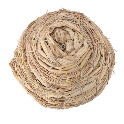Natural straw nibbling toy - toy, for