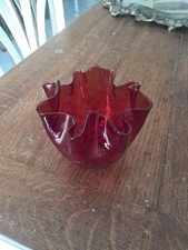 Vase Mouchoir Verre Soufflé